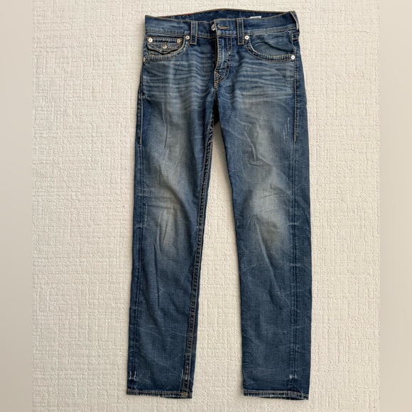 True Religion Denim with Gold Stitching - Picture 4 of 6